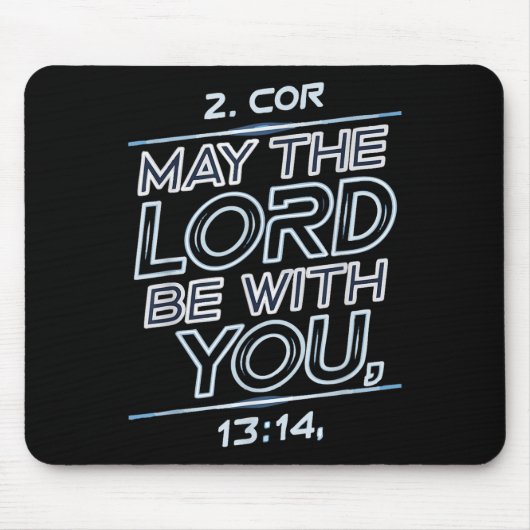 Tapis De Souris Que le Seigneur soit avec vous (Devant)