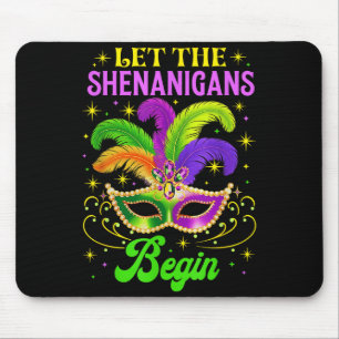 Tapis De Souris Que les Shenanigans commencent Jester Drôle Mardi