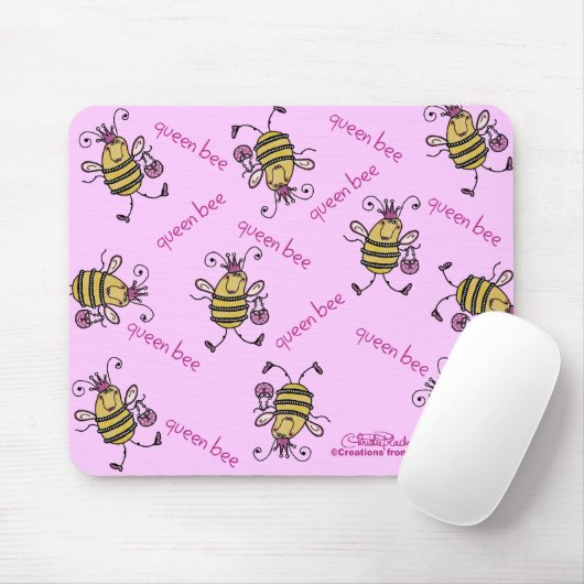 Tapis De Souris Queen Bee (Avec souris)