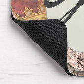 Tapis De Souris Queen Bee Vintage magnifique collage (Coin)