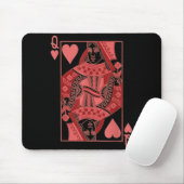 Tapis De Souris Queen Of Hearts Valentines Day Cool V-day Couple M (Avec souris)