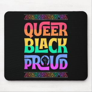 Tapis De Souris Queer Black Fier Junetdix Gay pride Blm Poing Pr