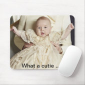 Tapis De Souris Quel baptême Mousepad de cutie (Avec souris)