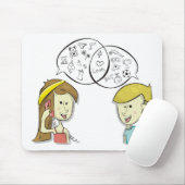 Tapis De Souris quelque chose dans Mousepad commun (Avec souris)