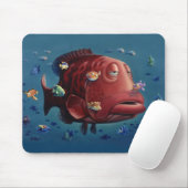 Tapis De Souris Quelque chose de poisson (Avec souris)