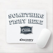 Tapis De Souris Quelque chose ici Mousepad de poisson (Avec souris)