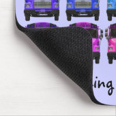 Tapis De Souris Quelque chose mais ordinaire (pourpres) (Coin)