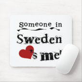 Tapis De Souris Quelqu'un en Suède m'aime (Avec souris)