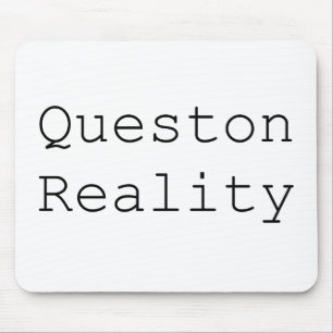Tapis De Souris Question Réalité Mousepad