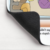 Tapis De Souris Questions idiotes Pad Souris (Coin)