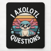 Tapis De Souris Questions sur l'Axolotl (Devant)