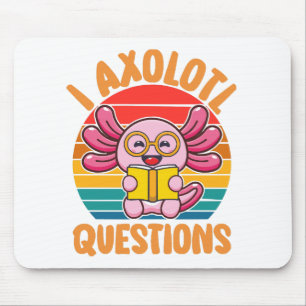 Tapis De Souris Questions sur les axolotls