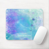 Tapis De Souris Queue de sirène à l'aquarelle Fantaisie Océan Ench (Avec souris)