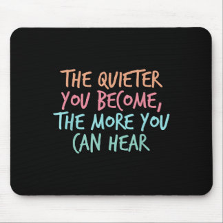 Tapis De Souris Quiet Introvert Silent Citation Silence Quieter Y