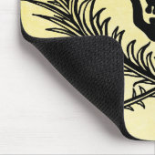 Tapis De Souris Quilles de crâne de l'écrivain et d'os croisés (Coin)