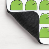 Tapis De Souris Quirky Green Frog Pattern Design Mouse Pad (Coin)