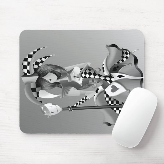 Tapis De Souris Quirky Jester et Puppet King (Avec souris)