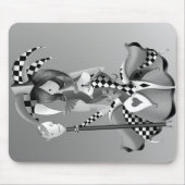 Tapis De Souris Quirky Jester et Puppet King (Devant)