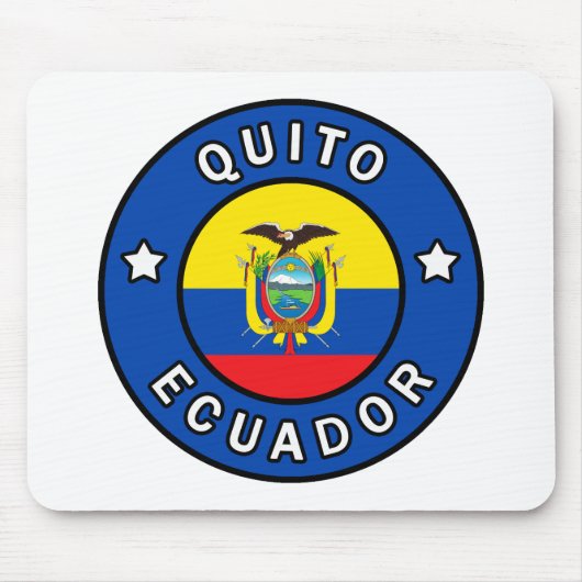 Tapis De Souris Quito Équateur (Devant)