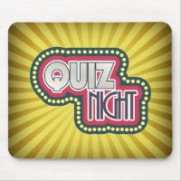 Quiz Nuit Trivia Party Jaune Sunburst