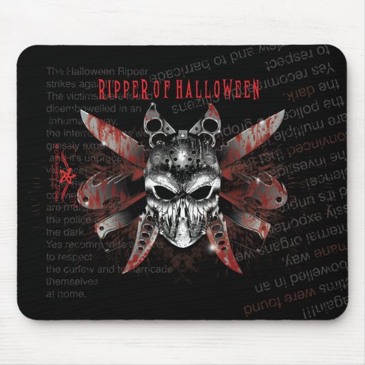 Tapis De Souris R. de H. Ripper d'Halloween (Devant)