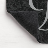 Tapis De Souris R :: Monogramme R Elegant Mousepad - Lettre initia (Coin)