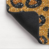 Tapis De Souris RAB Rockabilly Gold Leopard Print Sugar Skulls (Coin)