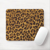 Tapis De Souris RAB Rockabilly Imprimé Léopard Marron Or (Avec souris)