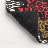 Tapis De Souris RAB Rockabilly Leopard Zebra Puzzle Imprimer Cadea (Coin)