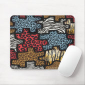 Tapis De Souris RAB Rockabilly Leopard Zebra Puzzle Imprimer Cadea (Avec souris)