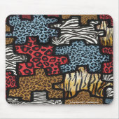 Tapis De Souris RAB Rockabilly Leopard Zebra Puzzle Imprimer Cadea (Devant)