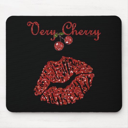 Tapis De Souris RAB Rockabilly très Cherry Kiss (Devant)
