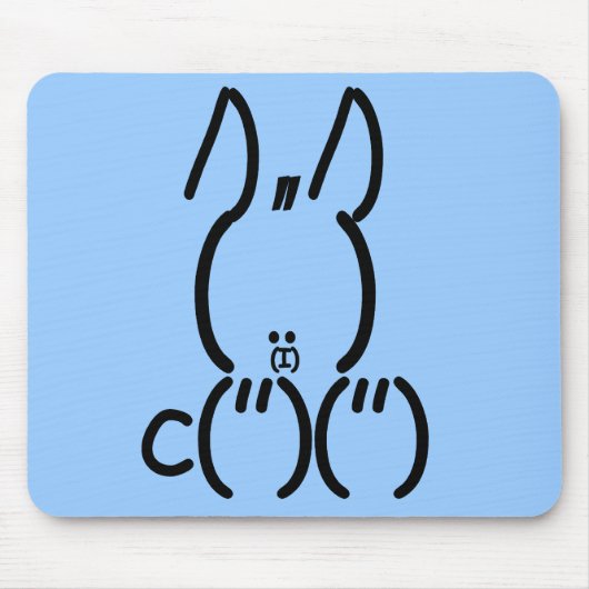 Tapis De Souris Rabbit ASCII (Devant)