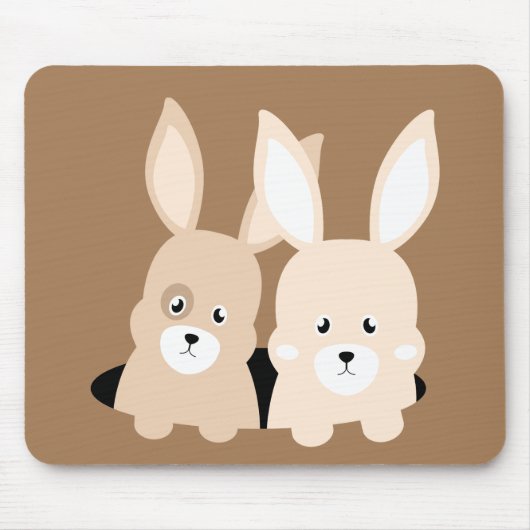 Tapis De Souris Rabbit hole clipart illustration (Devant)