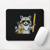 Tapis De Souris Raccoon Back To School Funny For Teacher Boy Girl (Avec souris)
