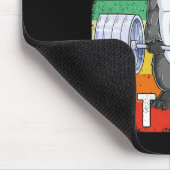 Tapis De Souris Raccoon Deadlift Bodybuilding Garbage Animal Gym F (Coin)