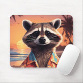 Tapis De Souris Raccoon Holiday (Avec souris)