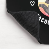 Tapis De Souris Raccoon Lover J'Aime Vraiment Les Raccoons (Coin)