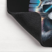 Tapis De Souris Raccoon mignon mais feral Funny (Coin)