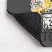 Tapis De Souris Raccoon Rollin Into 2026 Funny Dumpster Fire 2025  (Coin)