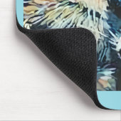 Tapis De Souris Raccoon sleeping night sky (Coin)