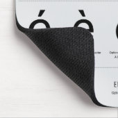 Tapis De Souris Raccourcis de caractères spéciaux MAC Pad souris (Coin)