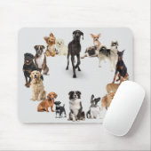 Tapis De Souris Race de chien amusant Animaux de compagnie Chien N (Avec souris)
