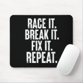 Tapis De Souris Race It Break It Fix It Répéter Funny Car Racing M (Avec souris)