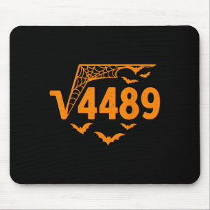 Tapis De Souris Racine carré 4489 Mème d'Halloween drôle 67 Teac e