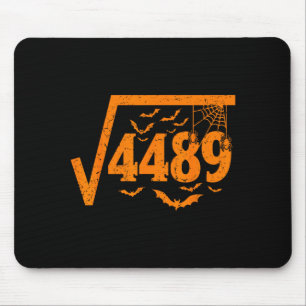 Tapis De Souris Racine carrée 4489 Drôle de mème Halloween 67 Math