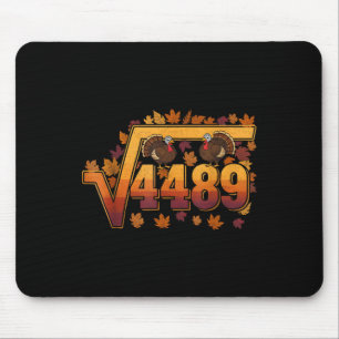 Tapis De Souris Racine carrée 4489 Mème drôle de Thanksgiving 67 T
