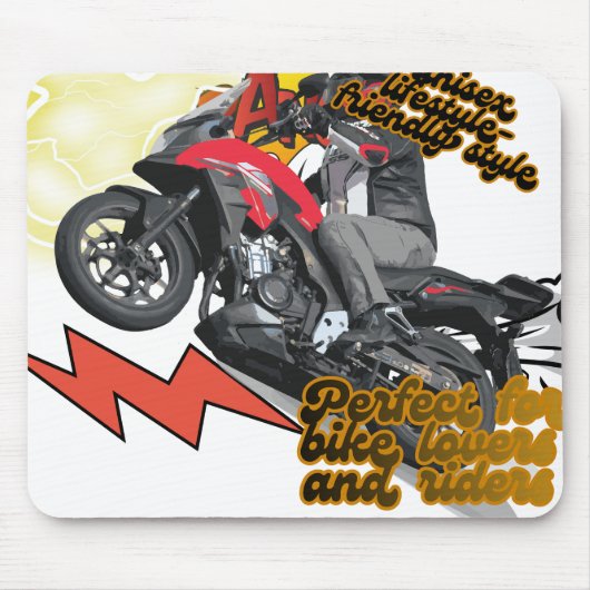 Tapis De Souris Racing Bike Art (Devant)