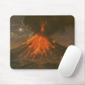 Tapis De Souris Raden Saleh® Muismat "Mount Merapi on Java" (Avec souris)