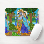 Tapis de souris Radha Krishna (Avec souris)